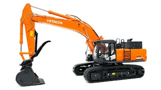 TMC Hitachi ZX490LCH Excavator - YouTube