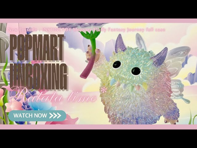 POPMART INSTINCTOY Monster Fluffy Fantasy Journey full case