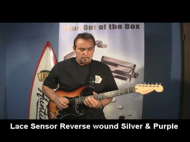 Lace Sensor Guitar Pickups/Emerald, Silver (rw), Purple w