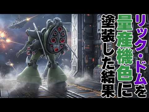 Gunpla Full Paint & Review] The Sieg-Axe Rick Dom is fully painted