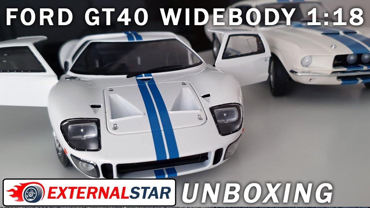 1968 Ford GT40 MK1 Widebody 1:18by Solido | Unboxing & Review