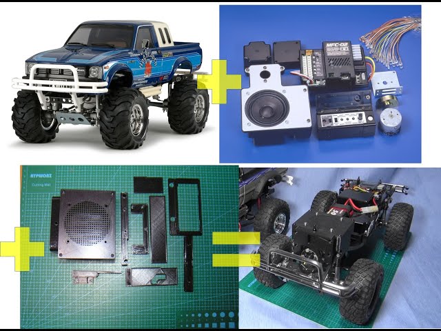 1/10 タミヤ ハイラックス ブルーザー用 MFC-02追加部品の取付け説明