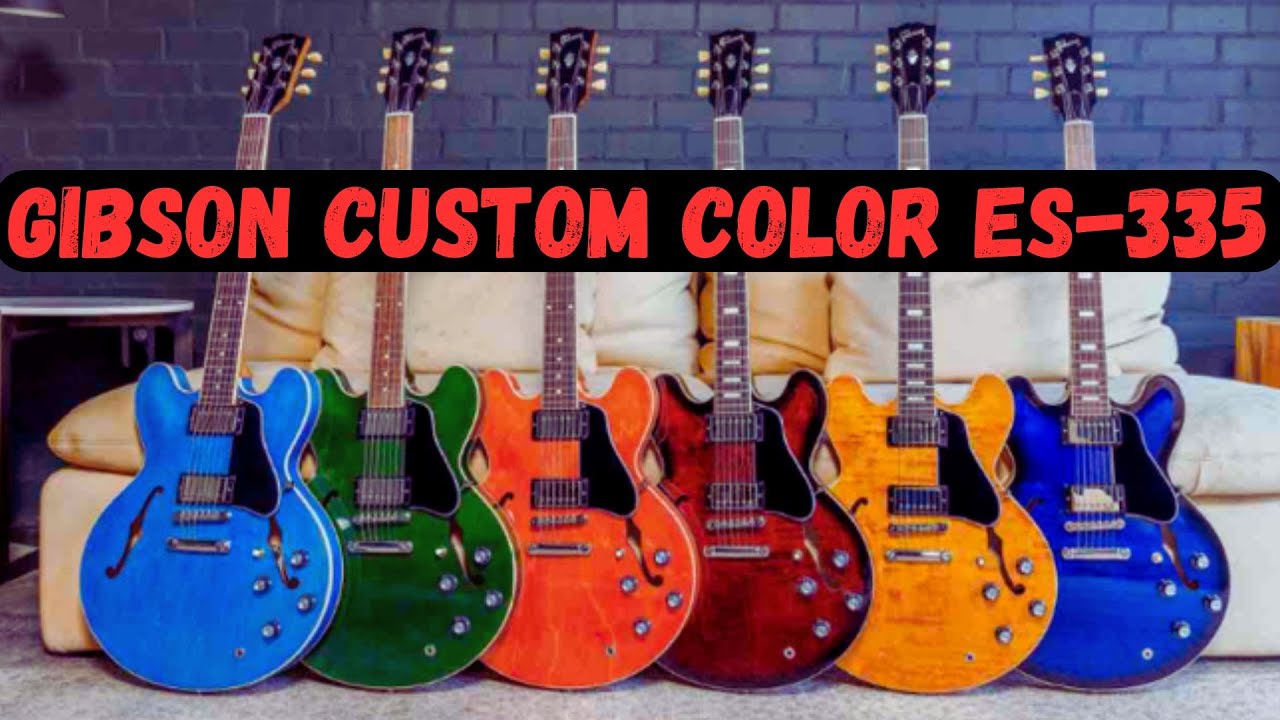 Gibson Custom Color ES-335 - YouTube