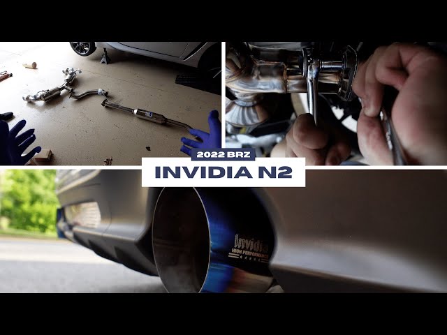 MY FIRST EXHAUST INSTALL FOR THE 2022 BRZ! - INVIDIA N2 - YouTube