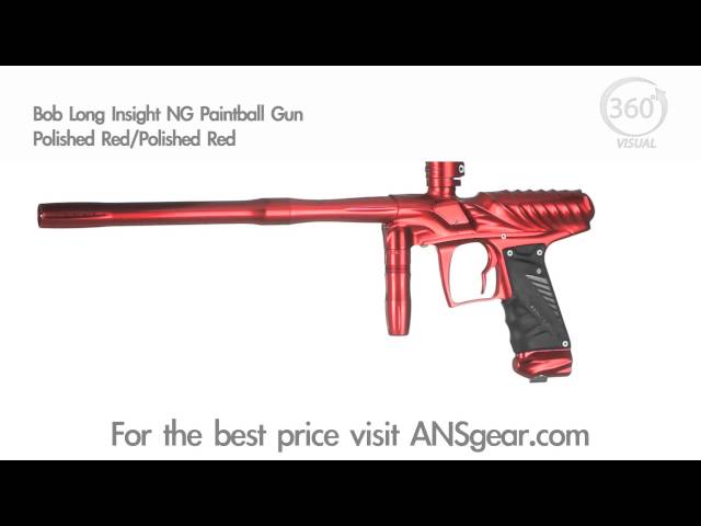 Bob Long Insight NG Paintball Gun - Polished Red/Polished Red