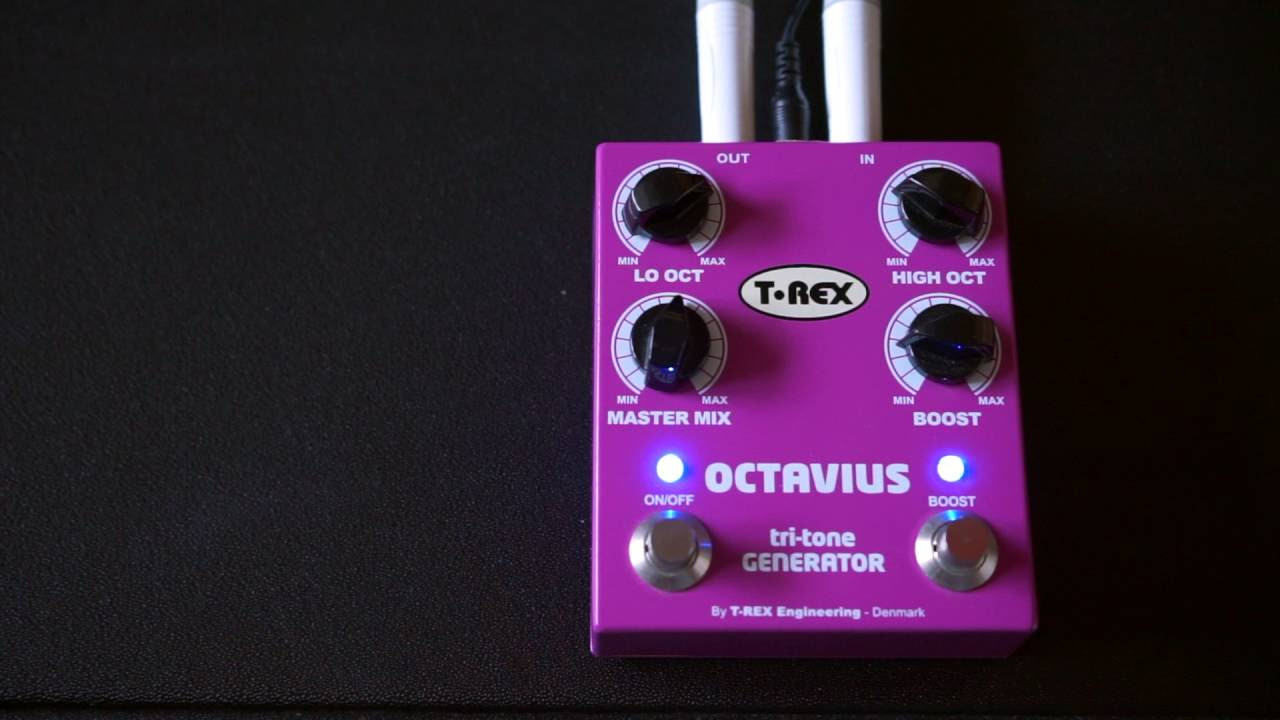 T-Rex Effects: OCTAVIUS Tri-Tone Generator (Telecaster to clean