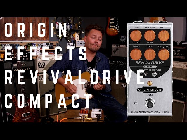 Origin FX RevivialDRIVE Compact Pedal | Compact Overdrive, Big Amp