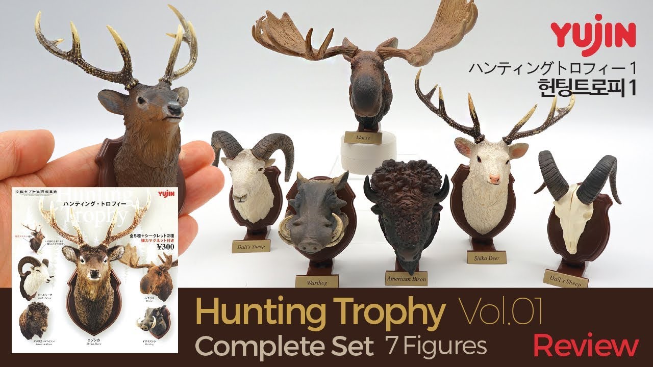 Hunting Trophy - Deer, Moose, American Bison, Warthog / ユージン