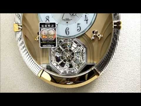 シチズン電波掛時計 パルミューズルミエル 4MN430-018 Melodies In