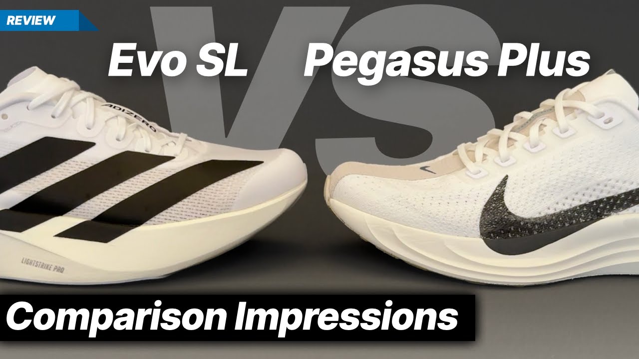 Adidas Evo SL vs Nike Pegasus Plus - YouTube