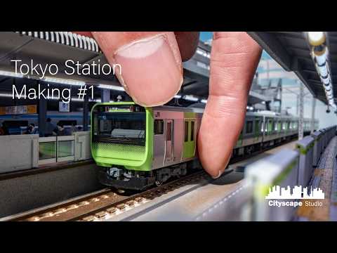 Tokyo Station Diorama #1】Yamanote & Keihin-Tohoku Platforms in 1