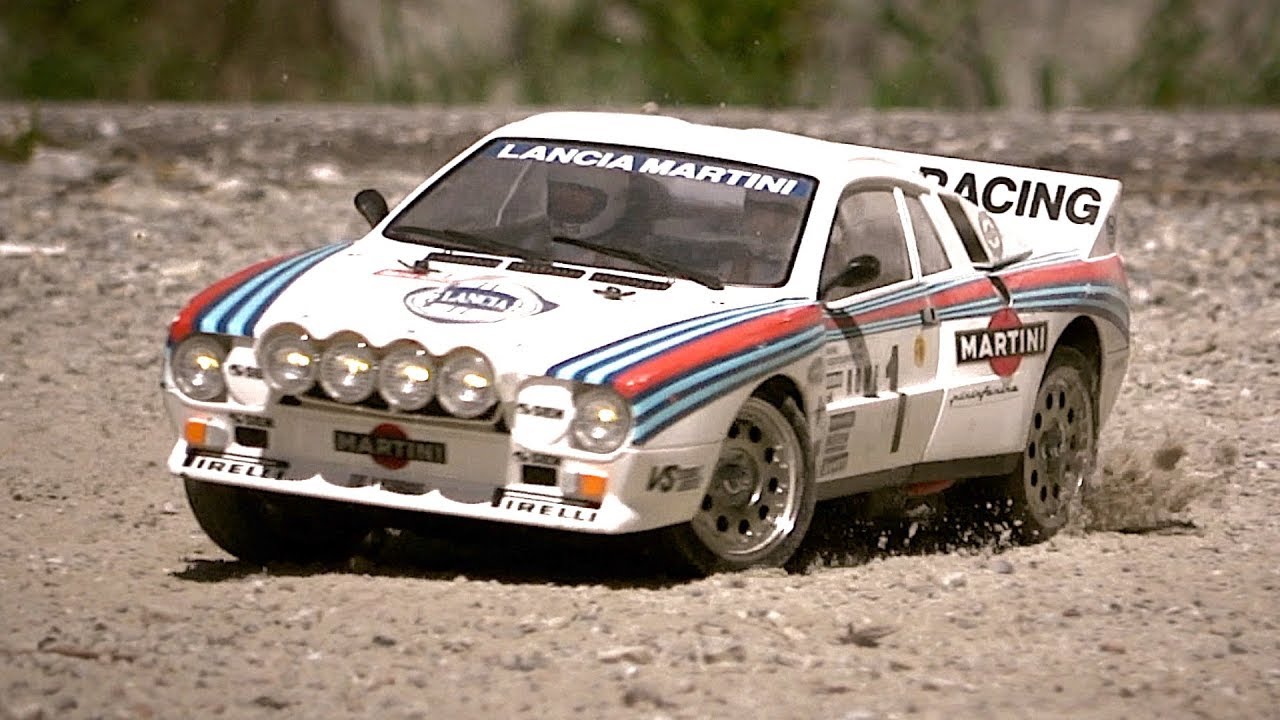 Tamiya Lancia 037 on an Alpine Rally! - YouTube