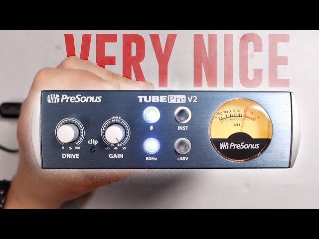 Presonus TubePre V2 Tube Preamp Review / Test - YouTube