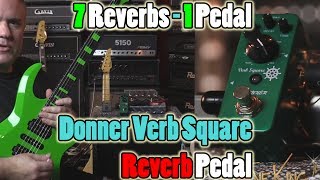 7 Reverbs, 1 Pedal - Donner Verb Square Pedal with MESA BOOGIE V