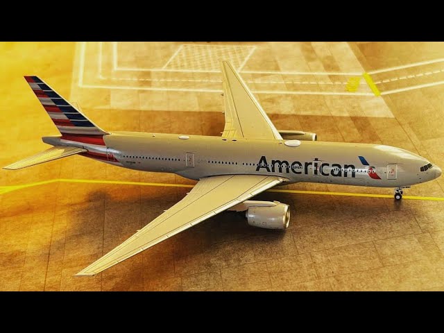 STUNNING TRIPLE! American Airlines Boeing 777-200ER NG Models 1