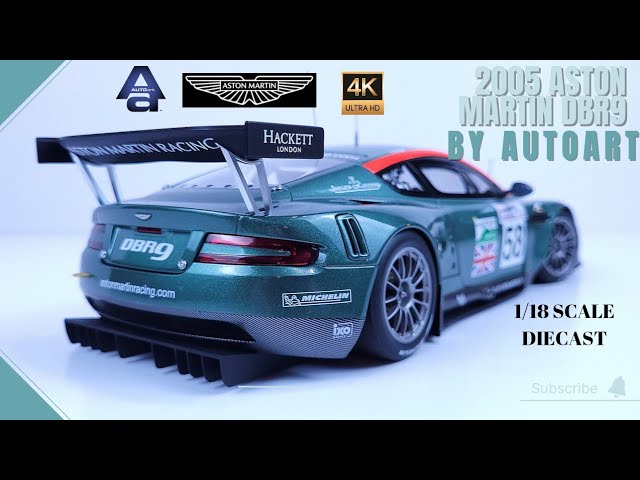 2005 Aston Martin DBR9 by AUTOart (#58 Le Mans) 1:18 Scale - 4K