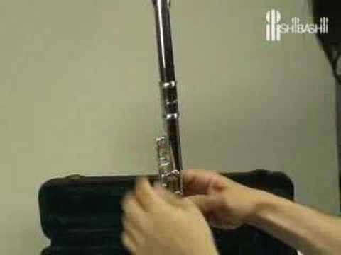 石橋楽器店】Mavisフルートの組立て方とお手入 - YouTube