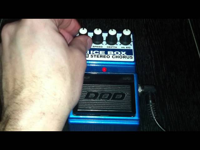 DOD Ice Box Stereo Chorus (FX-64) Demo - YouTube
