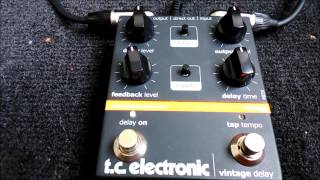 TC Electronic Vintage Delay - Pedal on ModularGrid