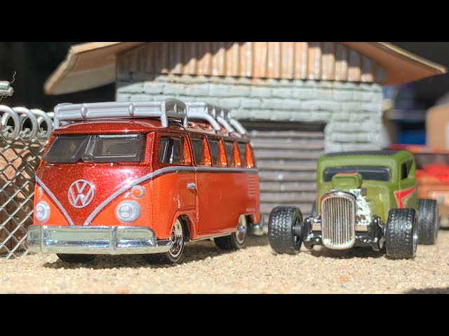 Hot Wheels カスタム品 v-man氏製作品 vw-bus Hot Wheels カスタム品 v