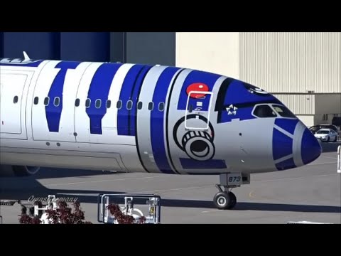 ANA Star Wars Project R2-D2 Boeing 787-9 Dreamliner JA873A