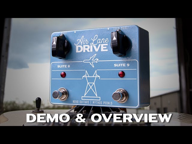 Novo Guitars & Mythos Pedals Air Lane Drive - Demo & Overview