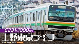 E231系1000番台 上野東京ライン【サンプル動画】熱海～東京～宇都宮