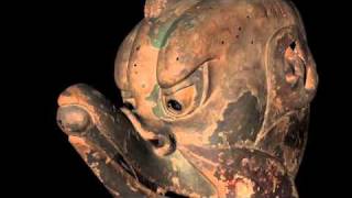 伎楽面 迦楼羅 - YouTube