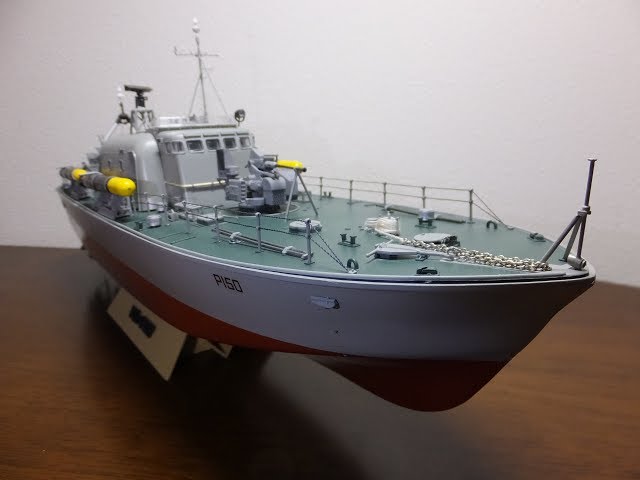 Tamiya 1/72 VOSPER PERKASA RC Convert Project - YouTube