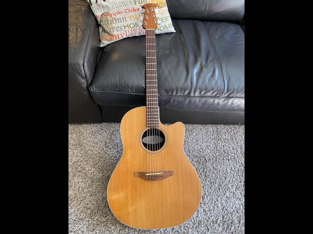 Ovation Balladeer special s771 Demo - YouTube