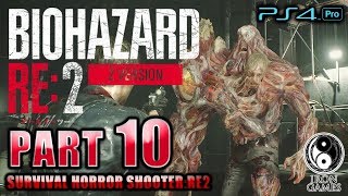 10【BIOHAZARD RE:2 Zver】ボス「G第二形態」戦！灼熱の火炎放射器入手