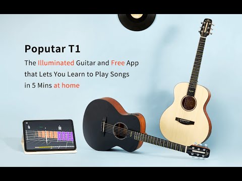 Poputar T1 Smart Guitar Unbox - YouTube