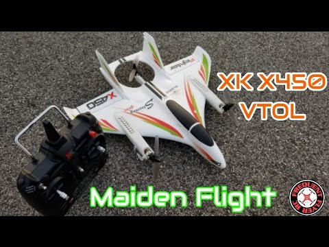 XK X450 Aviator VTOL Maiden Flight with Commentary - YouTube