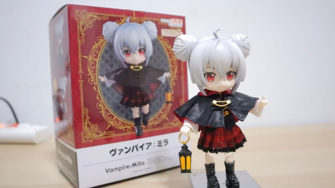 開箱】ねんどろいどどーる ヴァンパイア：ミラ 黏土娃 吸血鬼 米菈