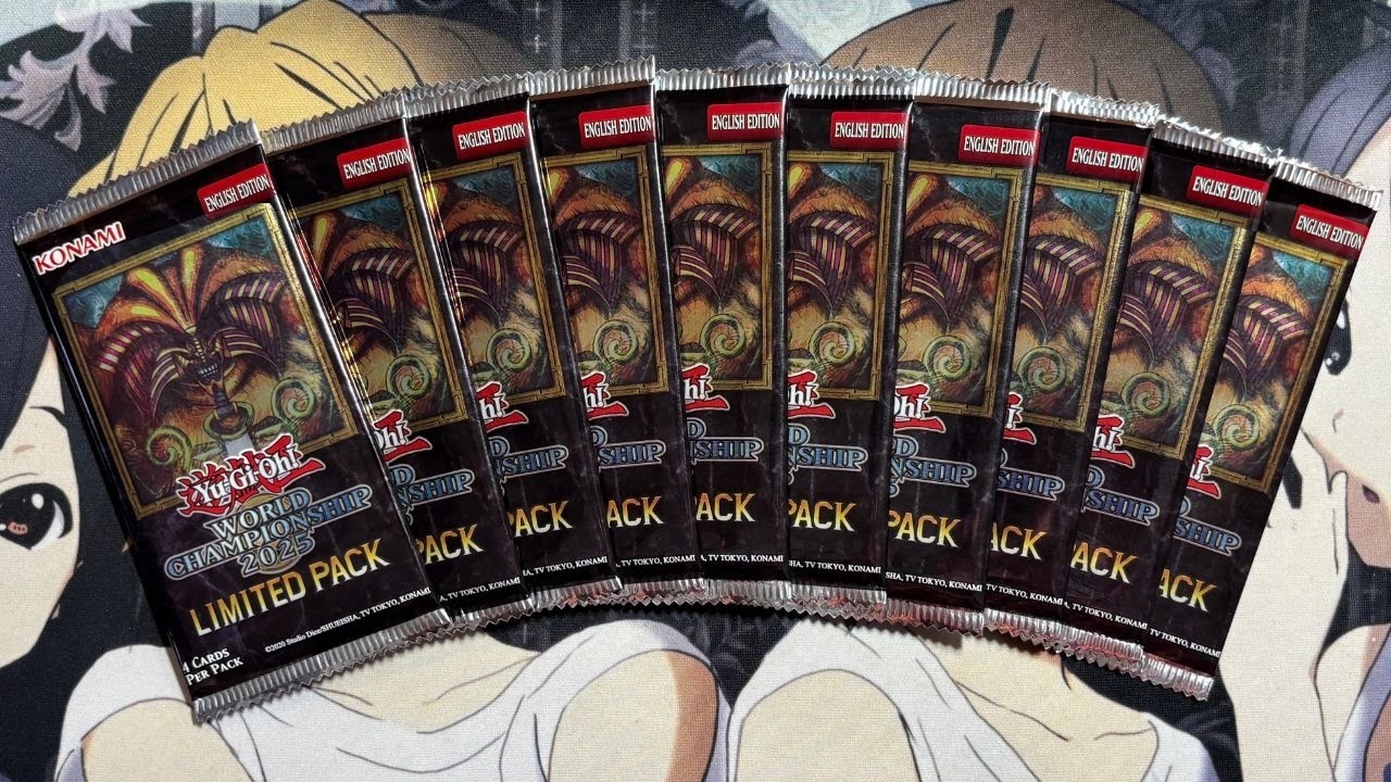 Opening Ten Yugioh World Championship 2025 Limited Packs + Bonus