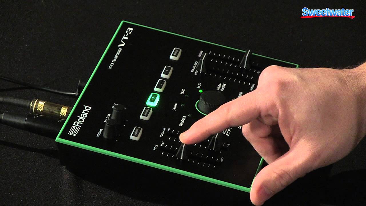 Roland AIRA VT-3 Vocal Transformer Demo - Sweetwater Sound - YouTube