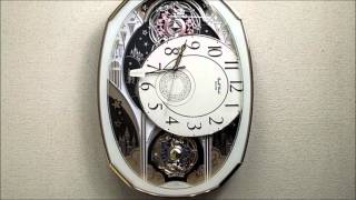 スモールワールド ノエルM 電波からくり掛け時計 4MN513RH03 リズム