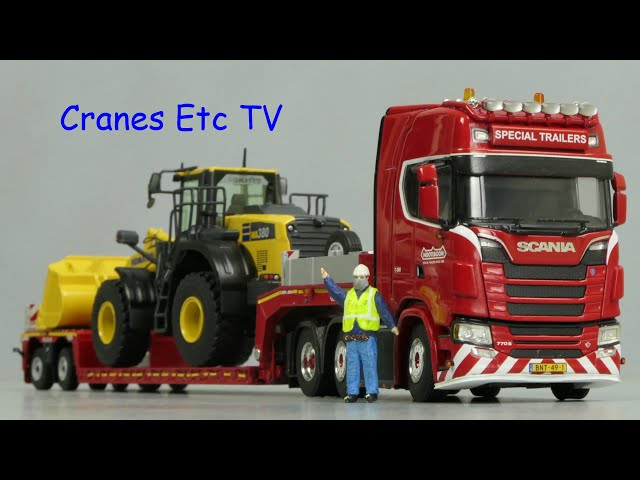 WSI Scania S + Nooteboom 2 axle Euro PX Low Loader by Cranes Etc