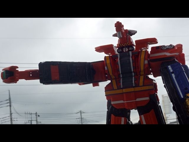 烈車合体 DXビルドダイオー 変形&合体動画 Build Daioh 烈車戦隊