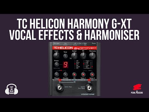TC HELICON HARMONY G-XT VOCAL EFFECTS & HARMONISER - YouTube