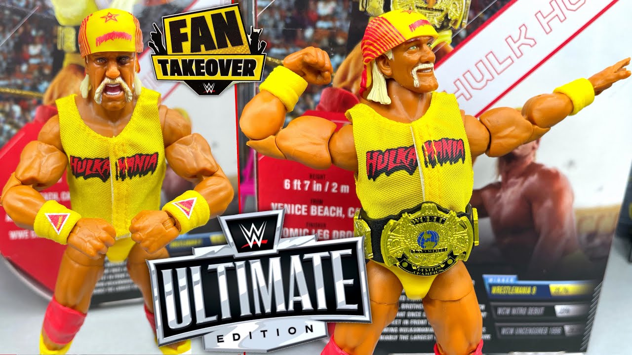 WWE ULTIMATE EDITION FAN TAKEOVER HULK HOGAN FIGURE REVIEW! - YouTube