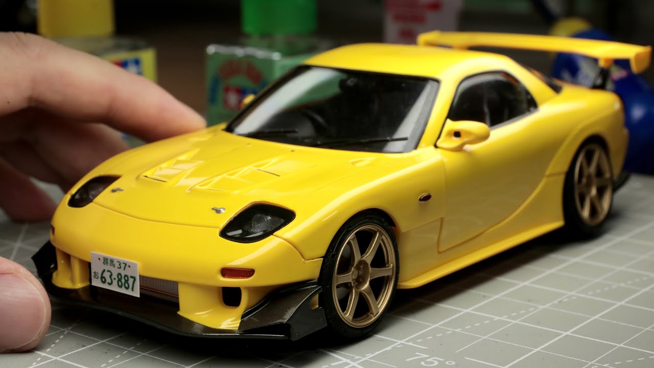 INITIAL D | Building Keisuke Takahashi's Project D RX-7 | 1/24 Pre