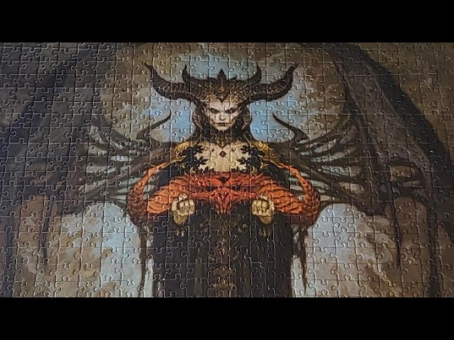 Diablo IV Lilith 1000 darabos Puzzle bemutatása - YouTube