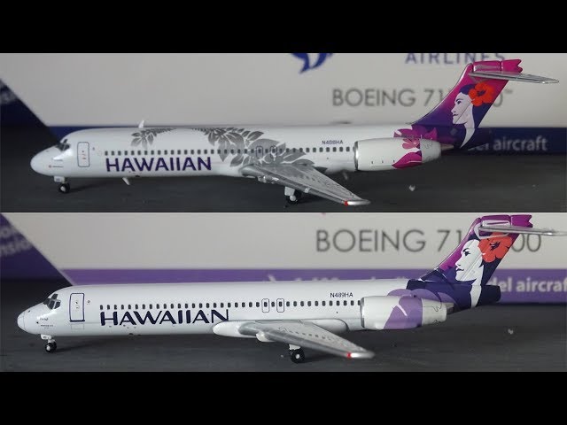 REVIEW #8: GeminiJets 1/400 Hawaiian Airlines B717-200 *DOUBLE