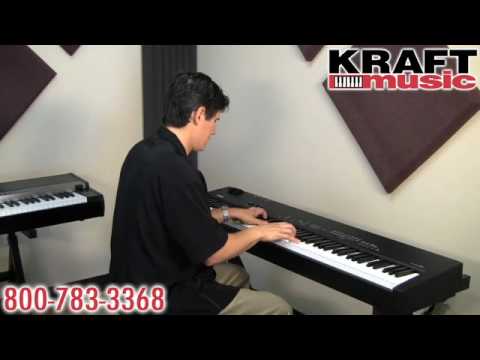 Kraft Music - Yamaha CP33 Stage Piano Demo with Tony Escueta - YouTube