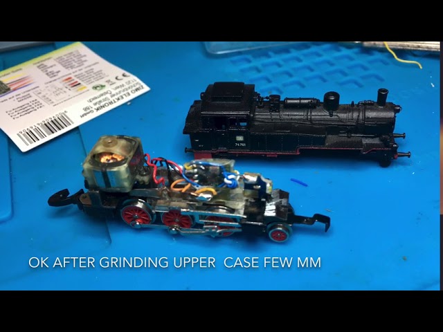 Märklin Z mini club 8895 - BR74 digital - part 1 (Echelle Z scale