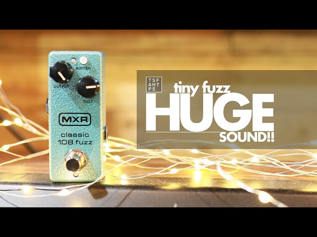 MXR Classic 108 Fuzz - YouTube
