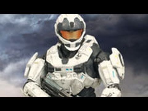 Halo Reach Series 2 :: White CQC Spartan Action Figure Review