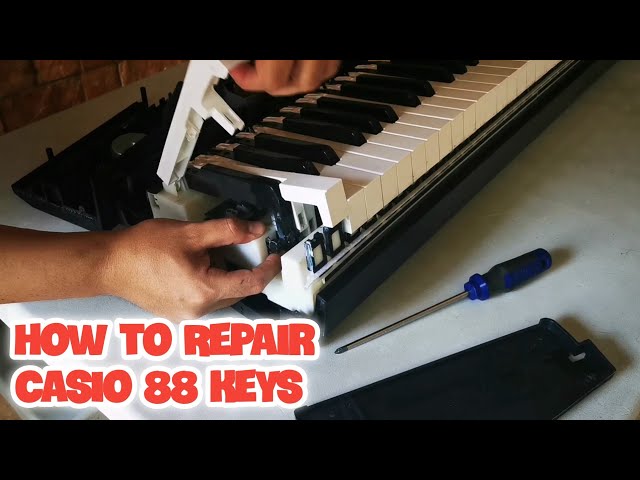 How to repair Casio 88 keys Digital piano touch response problem