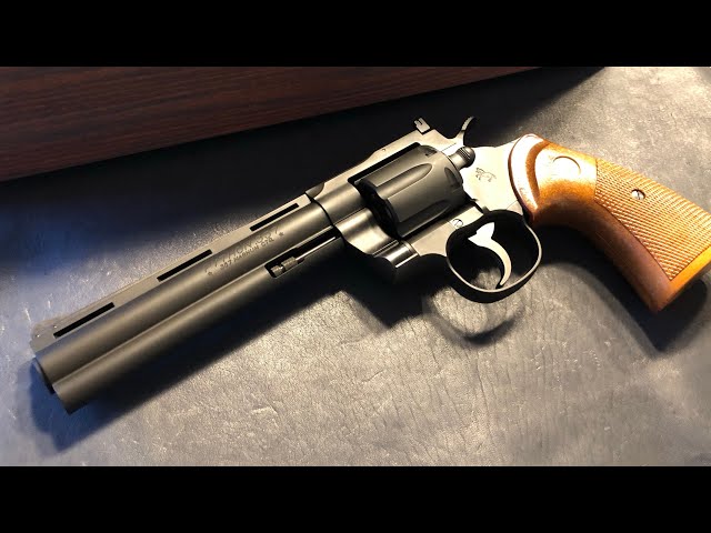 Tanaka Works Colt Python (6 inch) model gun - YouTube